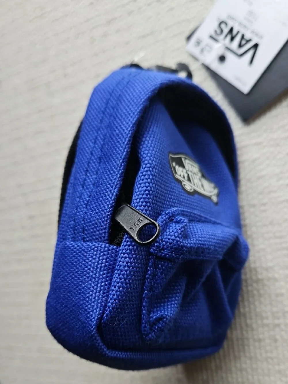 Vans Royal Blue Mini Bagcharm with 'Off The Wall' Logo
